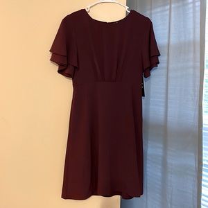 Cocktail dress : burgundy size small